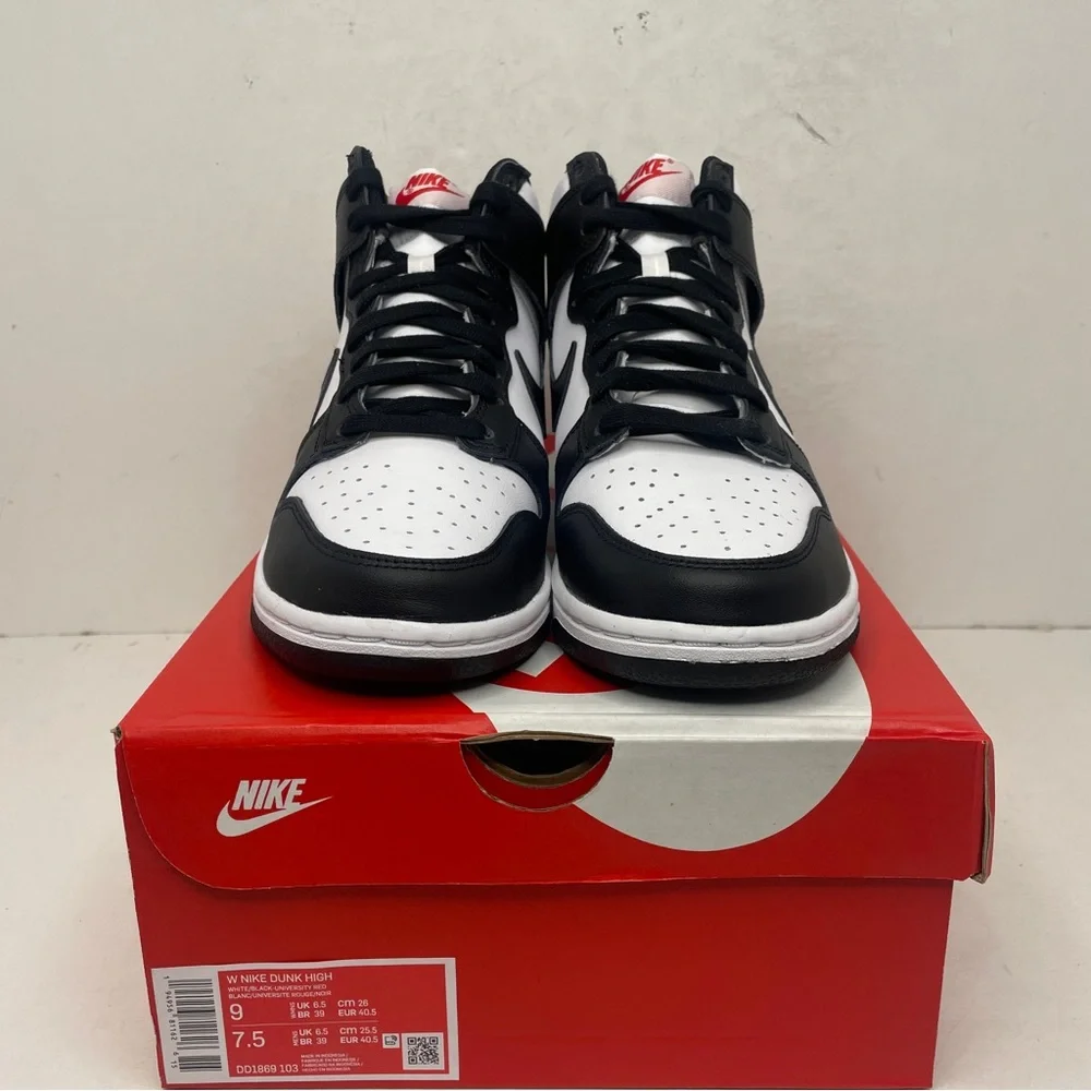 Nike Dunk High WMNS “Panda/Black White” 2023 - Picture 2 of 4